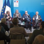 Conférence de presse de présentation du colloque sur "La filière forêt bois, acteur majeur de la lutte contre le changement climatique, des opportunités de financements innovants". Crédit Xavier Remongin agriculture.gouv.fr